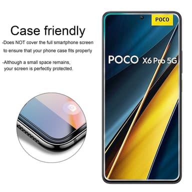 Xiaomi Poco X6 Pro Näytönsuoja Karkaistu lasi