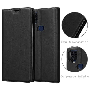 ZTE Blade V2020 Suojakuori Lompakkokotelo (Musta)