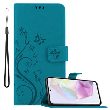 Samsung Galaxy A35 Suojakuori Lompakkokotelo (Sininen)