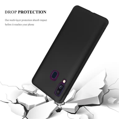 Samsung Galaxy A40 Suojakuori Kotelo (Musta)