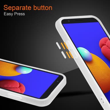 Samsung Galaxy A01 CORE Suojakuori Kotelo (Läpinäkyvä)