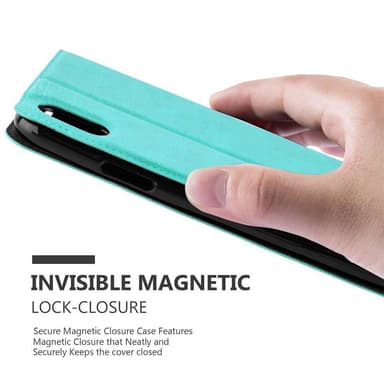 Lompakkokotelo iPhone XR Case (Turkoosi)