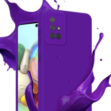 Samsung Galaxy A71 4G Suojakuori Kotelo (Violetti)
