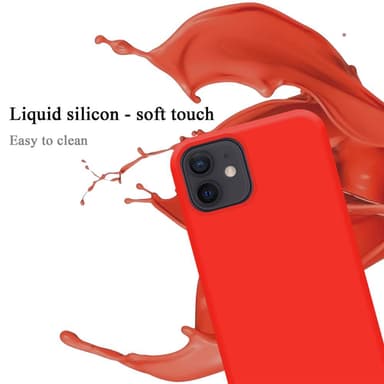 iPhone 12 MINI Suojakuori Kotelo Case (Punainen)