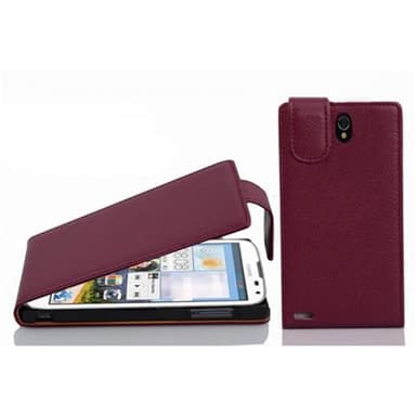 Huawei ASCEND G610 Suojakuori Lompakkokotelo (Violetti)