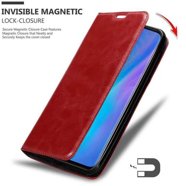Huawei P30 PRO Suojakuori Lompakkokotelo (Punainen)
