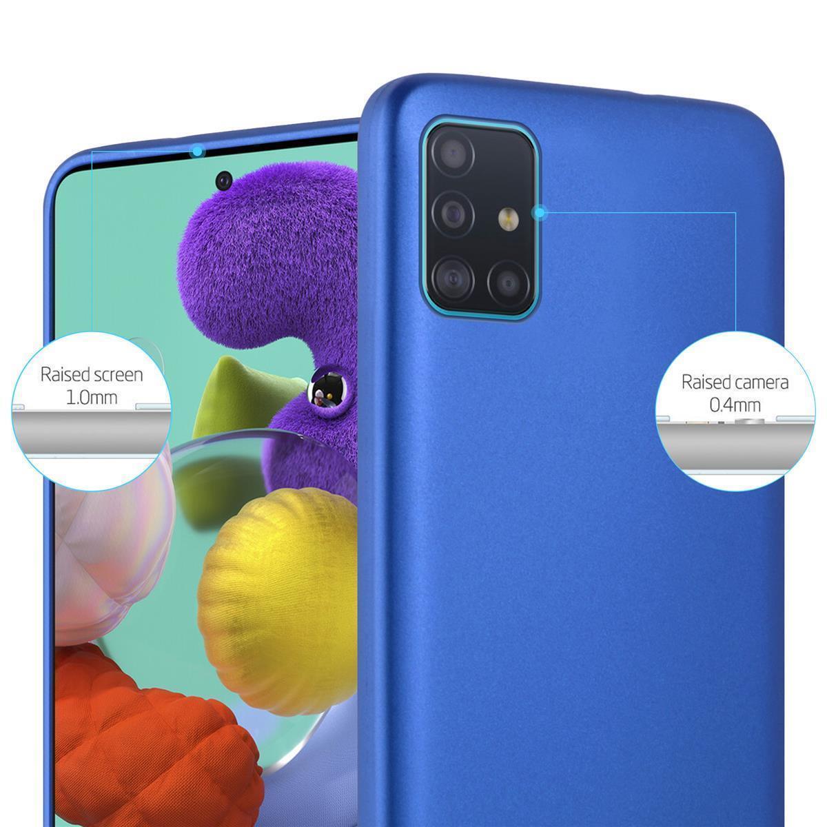 Samsung Galaxy A71 4G Suojakuori Kotelo (Sininen)
