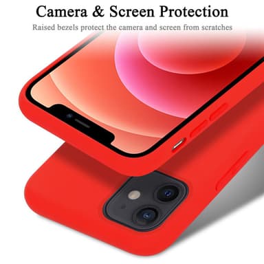 iPhone 12 MINI Suojakuori Kotelo Case (Punainen)