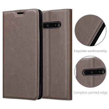 LG V60 ThinQ Suojakuori Lompakkokotelo (Ruskea)