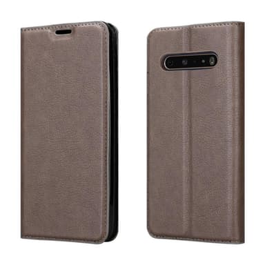 LG V60 ThinQ Suojakuori Lompakkokotelo (Ruskea)
