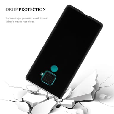 Huawei MATE 30 LITE Suojakuori Kotelo (Musta)