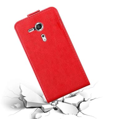 Sony Xperia SP Suojakuori Lompakkokotelo (Punainen)