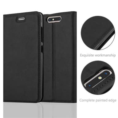 ZTE Blade V8 Suojakuori Lompakkokotelo (Musta)