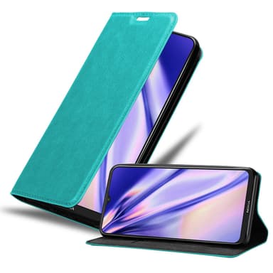 Nokia G10 / G20 Suojakuori Lompakkokotelo (Turkoosi)