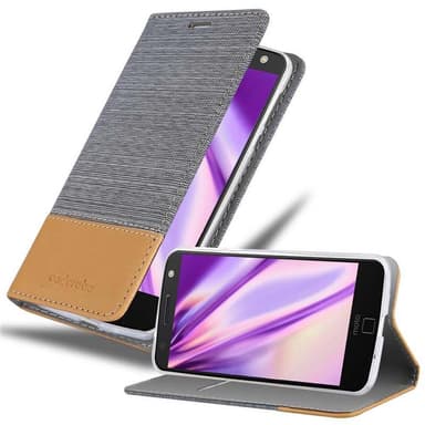 Motorola MOTO Z Suojakuori Lompakkokotelo (harmaa)