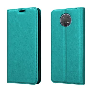 Nokia G10 / G20 Suojakuori Lompakkokotelo (Turkoosi)