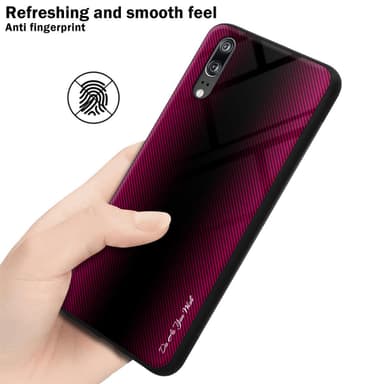 Huawei P20 Suojakuori Kotelo (Vaaleanpunainen)