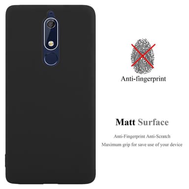 Suojakuori Nokia 5.1 Kotelo (Musta)
