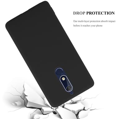 Suojakuori Nokia 5.1 Kotelo (Musta)