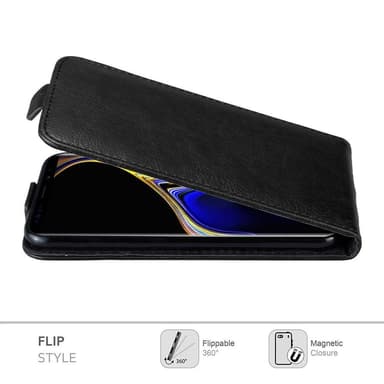 Samsung Galaxy NOTE 9 Suojakuori Lompakkokotelo (Musta)