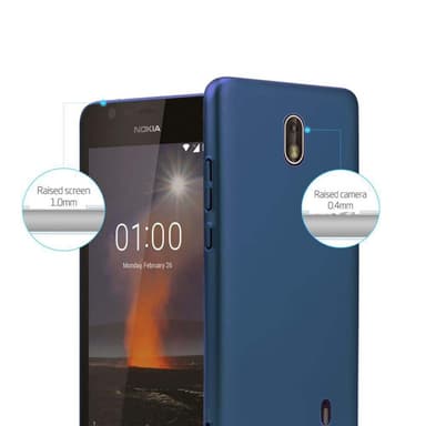 Nokia 1 2018 Suojakuori Kotelo Cover (Sininen)
