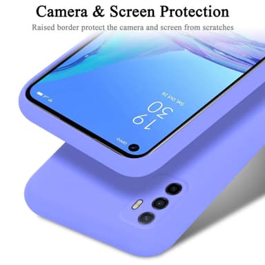 Oppo A53 Suojakuori Kotelo Case (Violetti)