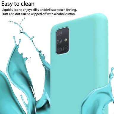 Suojakuori Samsung Galaxy A71 4G Kotelo (Turkoosi)