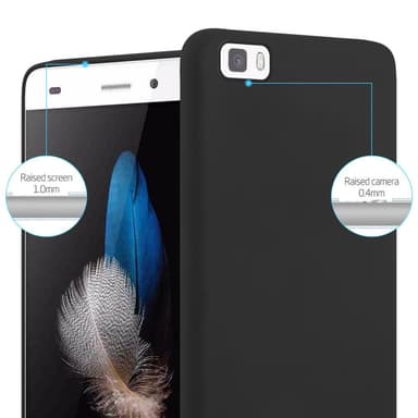 Suojakuori Huawei P8 LITE 2015 Kotelo (Musta)