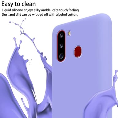 Suojakuori Samsung Galaxy A21 Kotelo (Violetti)