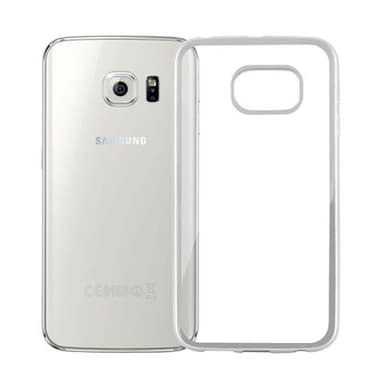 Samsung Galaxy S6 EDGE Suojakuori Kotelo (Hopea)