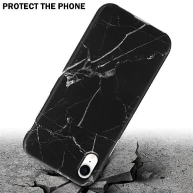 iPhone XR Suojakuori Lompakkokotelo (Musta)