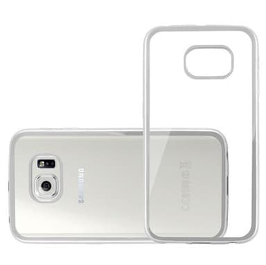 Samsung Galaxy S6 EDGE Suojakuori Kotelo (Hopea)