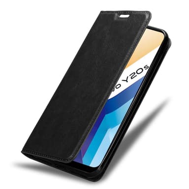 Vivo Y20s Suojakuori Lompakkokotelo (Musta)