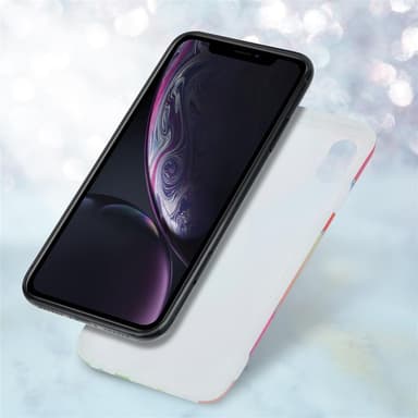 iPhone XR Suojakuori Lompakkokotelo (Vaaleanpunainen)