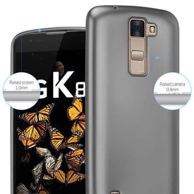 LG K8 2016 Suojakuori Kotelo (harmaa)