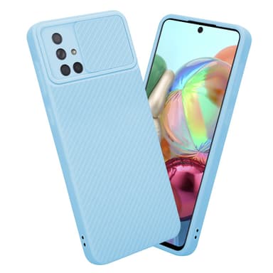 Samsung Galaxy A71 4G Suojakuori Kotelo (Sininen)
