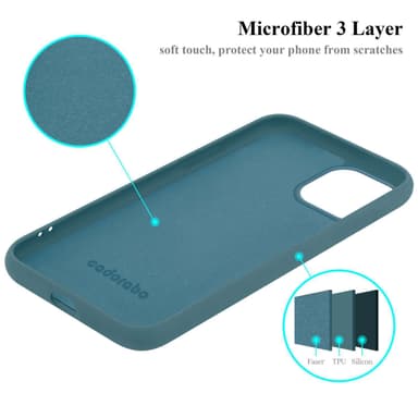 iPhone 15 PLUS Suojakuori Kotelo Case (Green)