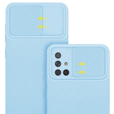 Samsung Galaxy A71 4G Suojakuori Kotelo (Sininen)