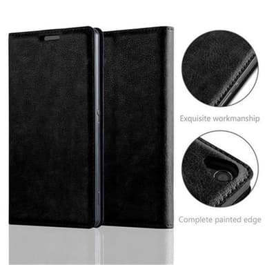 Sony Xperia Z3 Suojakuori Lompakkokotelo (Musta)