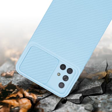 Samsung Galaxy A71 4G Suojakuori Kotelo (Sininen)