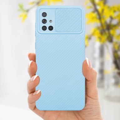 Samsung Galaxy A71 4G Suojakuori Kotelo (Sininen)