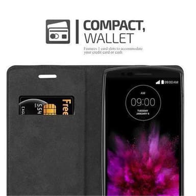 LG G FLEX 2 Suojakuori Lompakkokotelo (Ruskea)