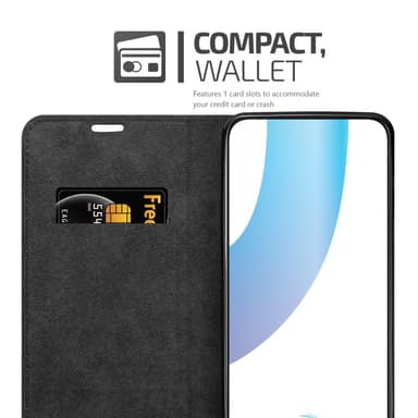 Vivo V17 PRO Suojakuori Lompakkokotelo (Musta)