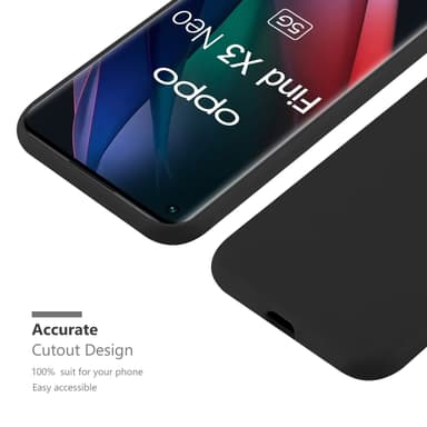 Suojakuori Oppo FIND X3 NEO Kotelo (Musta)