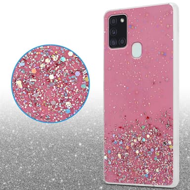 Samsung Galaxy A21s Suojakuori Kotelo (Vaaleanpunainen)