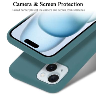 iPhone 15 PLUS Suojakuori Kotelo Case (Green)