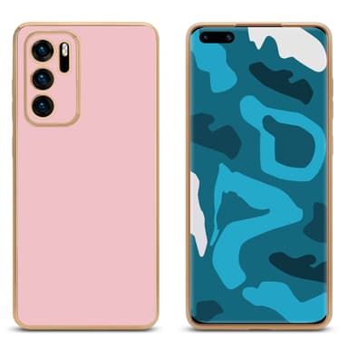 Huawei P40 Suojakuori Case Cover (Vaaleanpunainen)