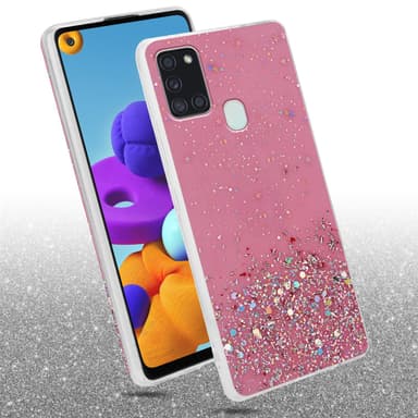 Samsung Galaxy A21s Suojakuori Kotelo (Vaaleanpunainen)