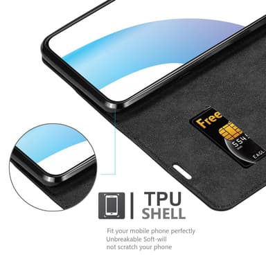 Vivo V17 PRO Suojakuori Lompakkokotelo (Musta)
