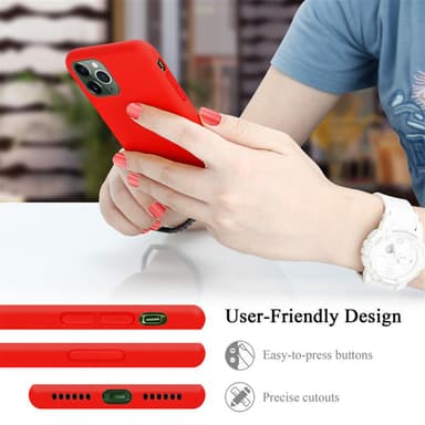 iPhone 11 PRO MAX Suojakuori Kotelo (Punainen)